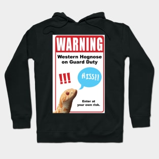 Western Hognose on Duty (larger version) Hoodie